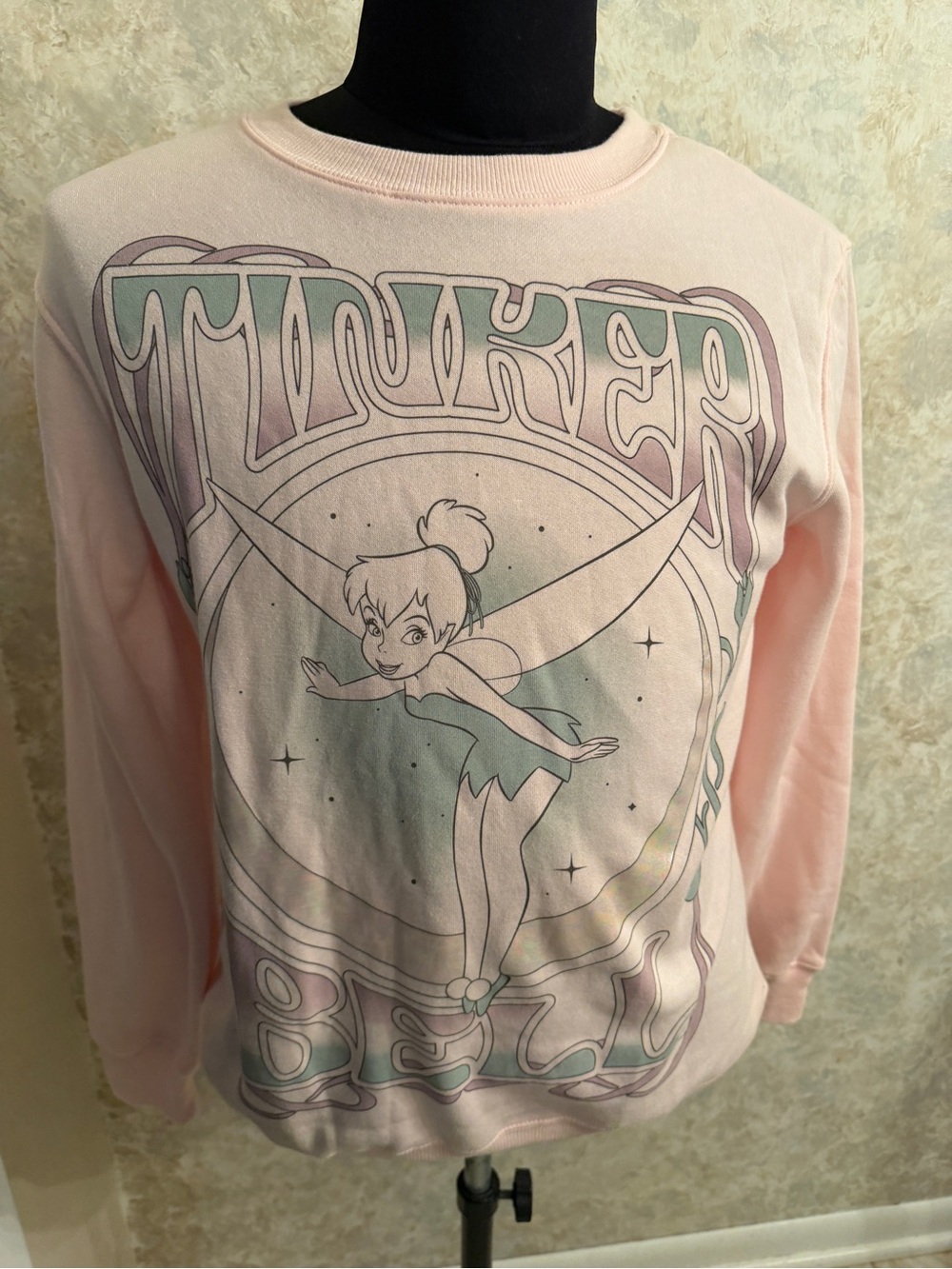 Tinker Bell Pink women’s Long-Sleeve Graphic Top
